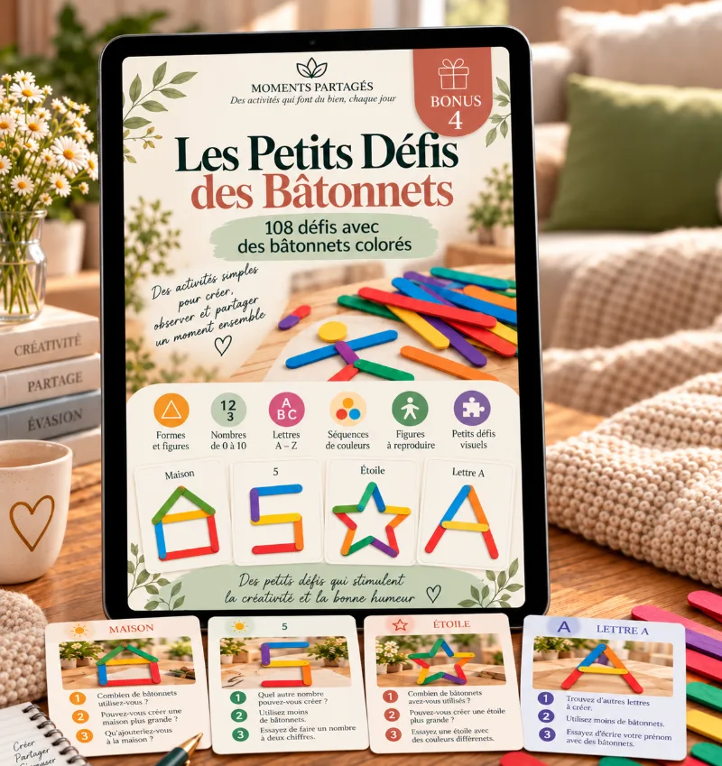 Bonus 4 : Les Petits Défis des Bâtonnets