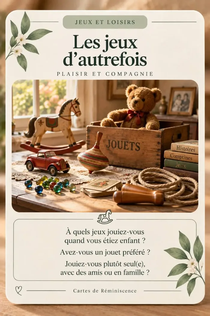 Fiche : Les jeux d'autrefois